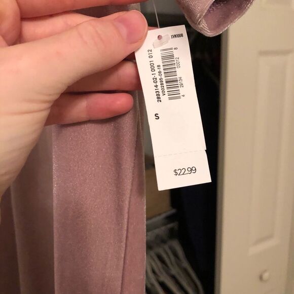 OLD Navy Pink Suede Shirt - S - Picture 5 of 5